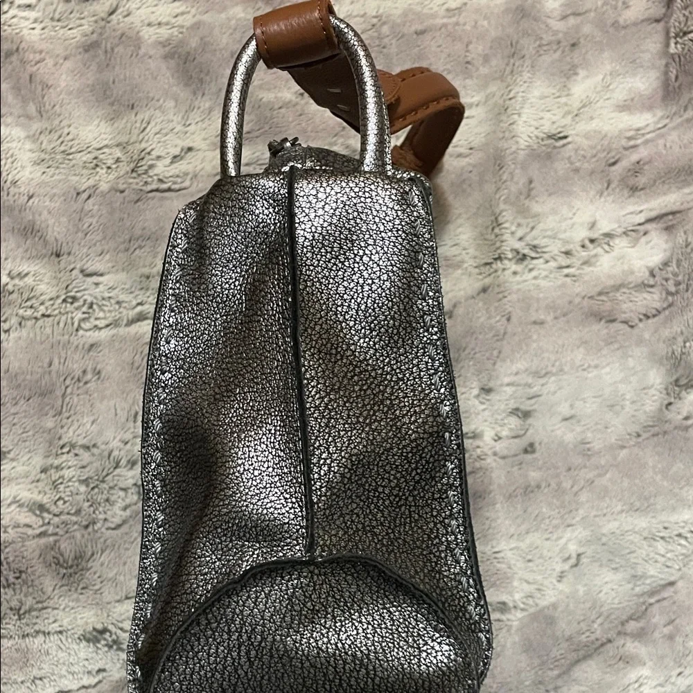 Silver Textured Women's Bag. Listing will be removed 2/6/26 - Picture 5 of 7